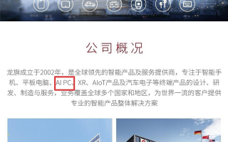 广西龙旗科技 龙旗科技：2025年将全面发力AI PC赛道，实现多品牌客户量产交付