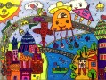 未来都市科技绘画 绝美素材~海底科创 未来城市 小学科技创新作品~绘画一等奖获奖作品